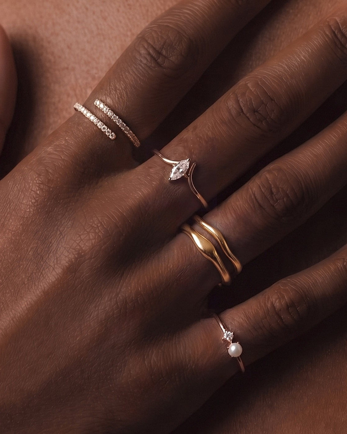 18K gouden Renata-ring