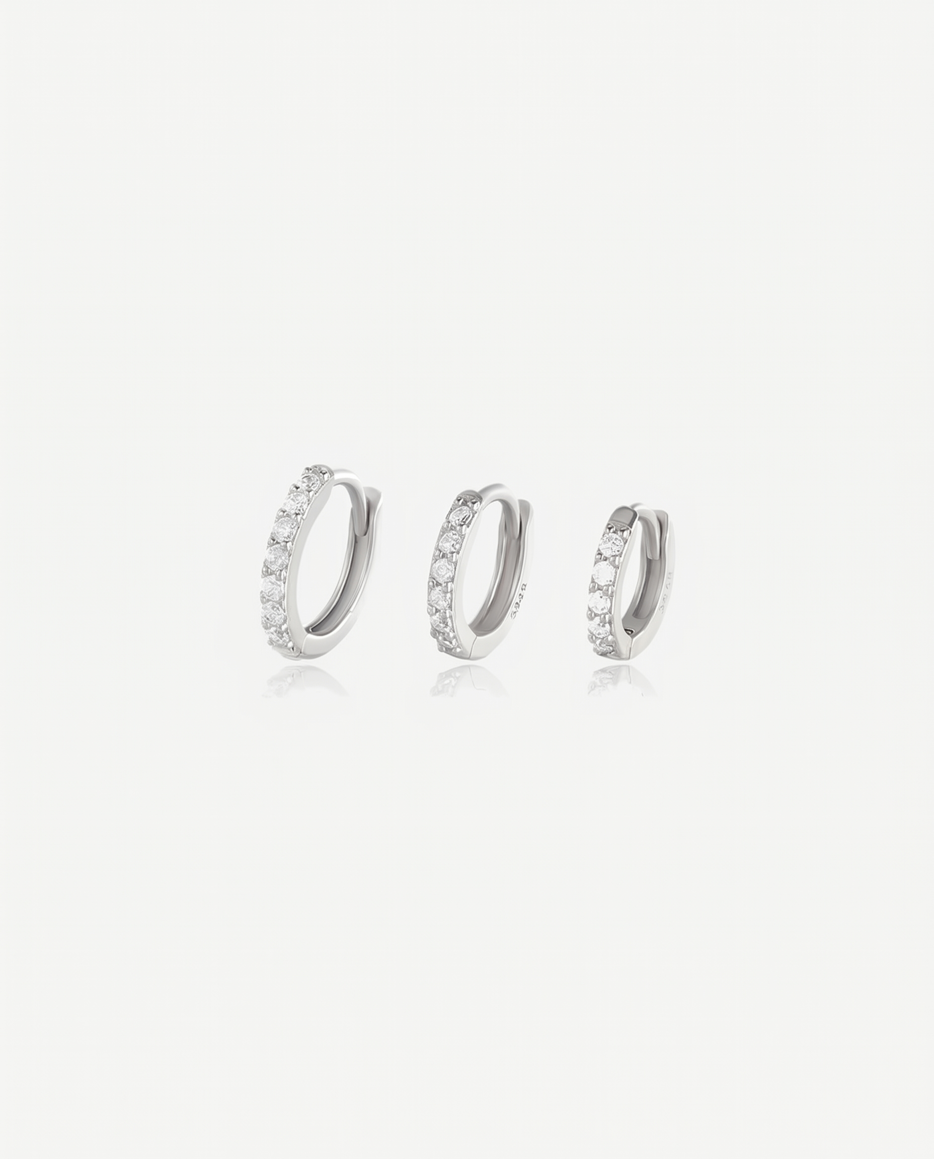 Créoles en vermeil en or 18 carats