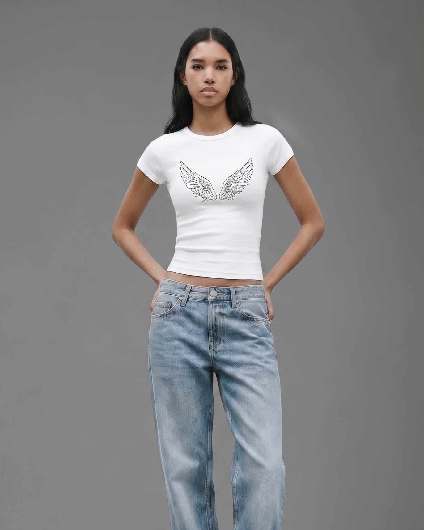 Guardian Angel Wings - Baby Tee