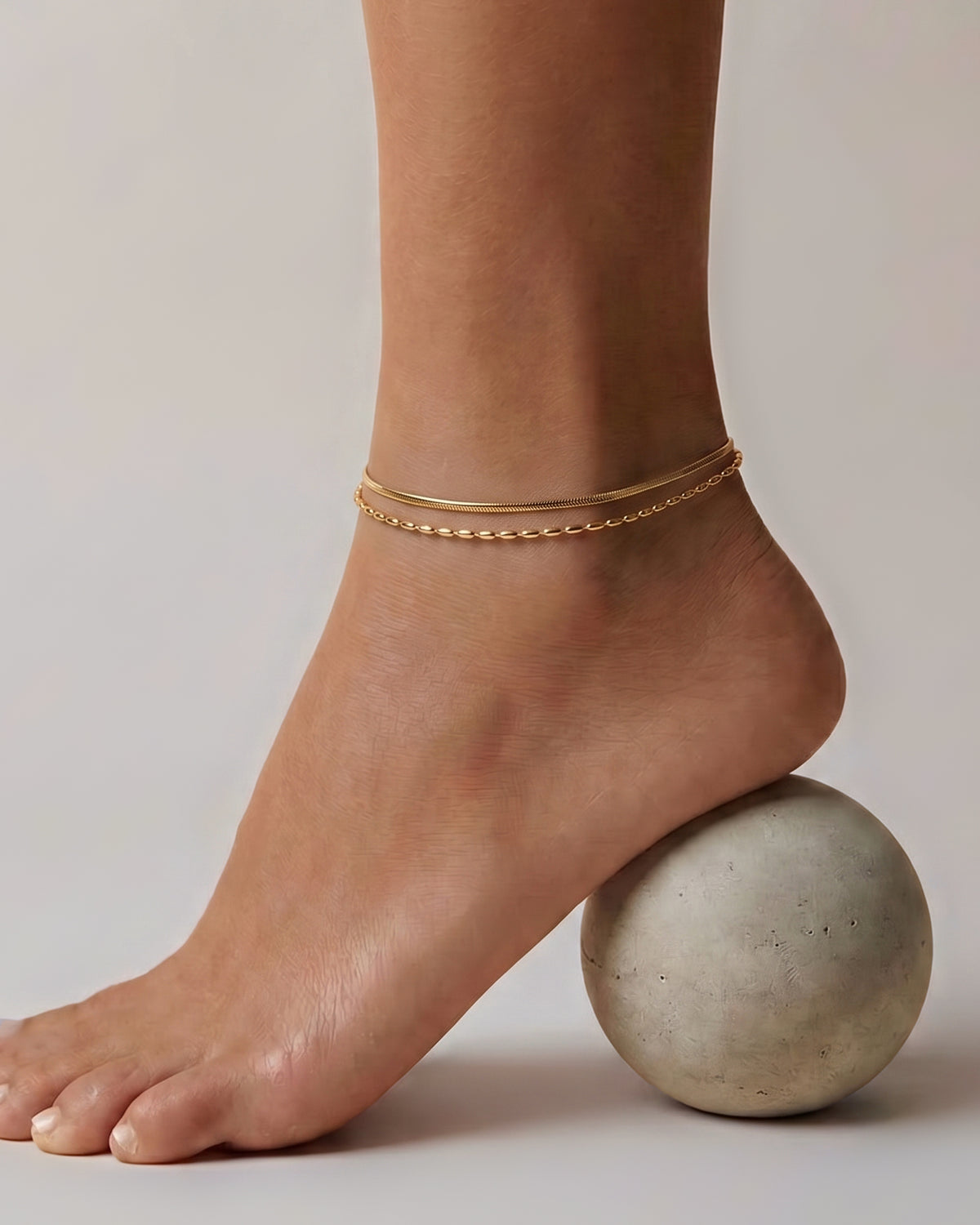 18K Tezza Anklet