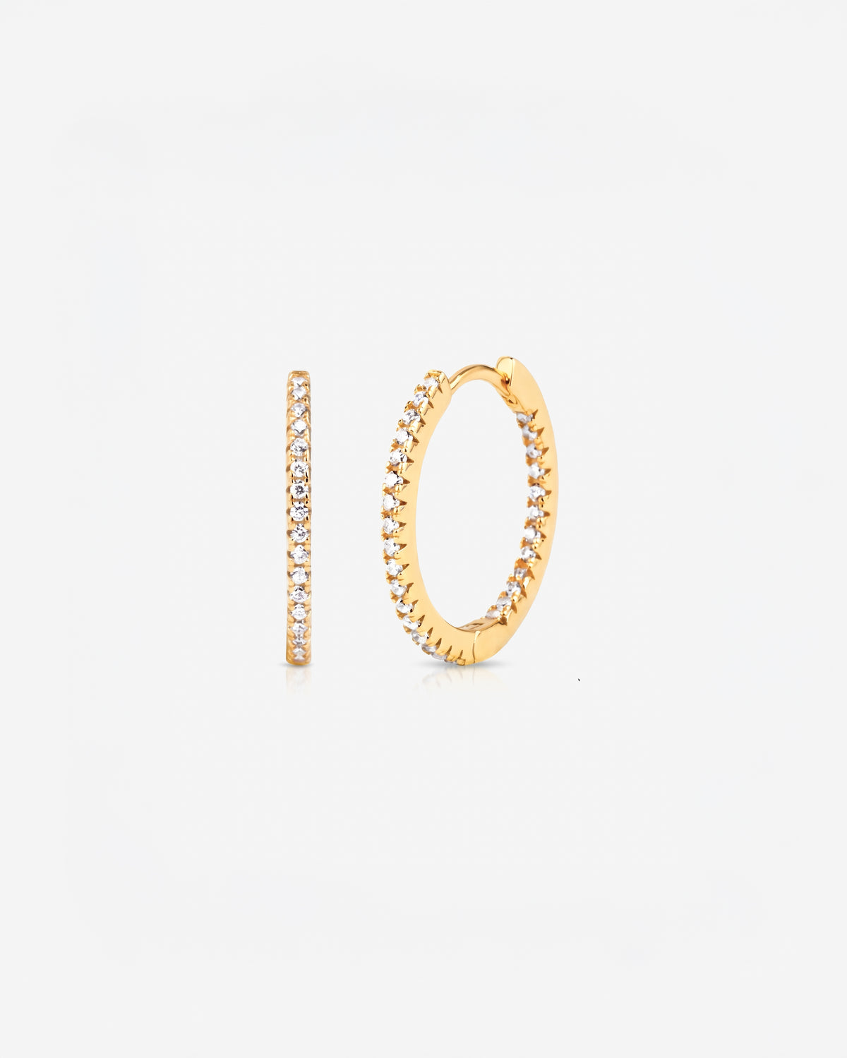 18K Vermeil Katie Hoops