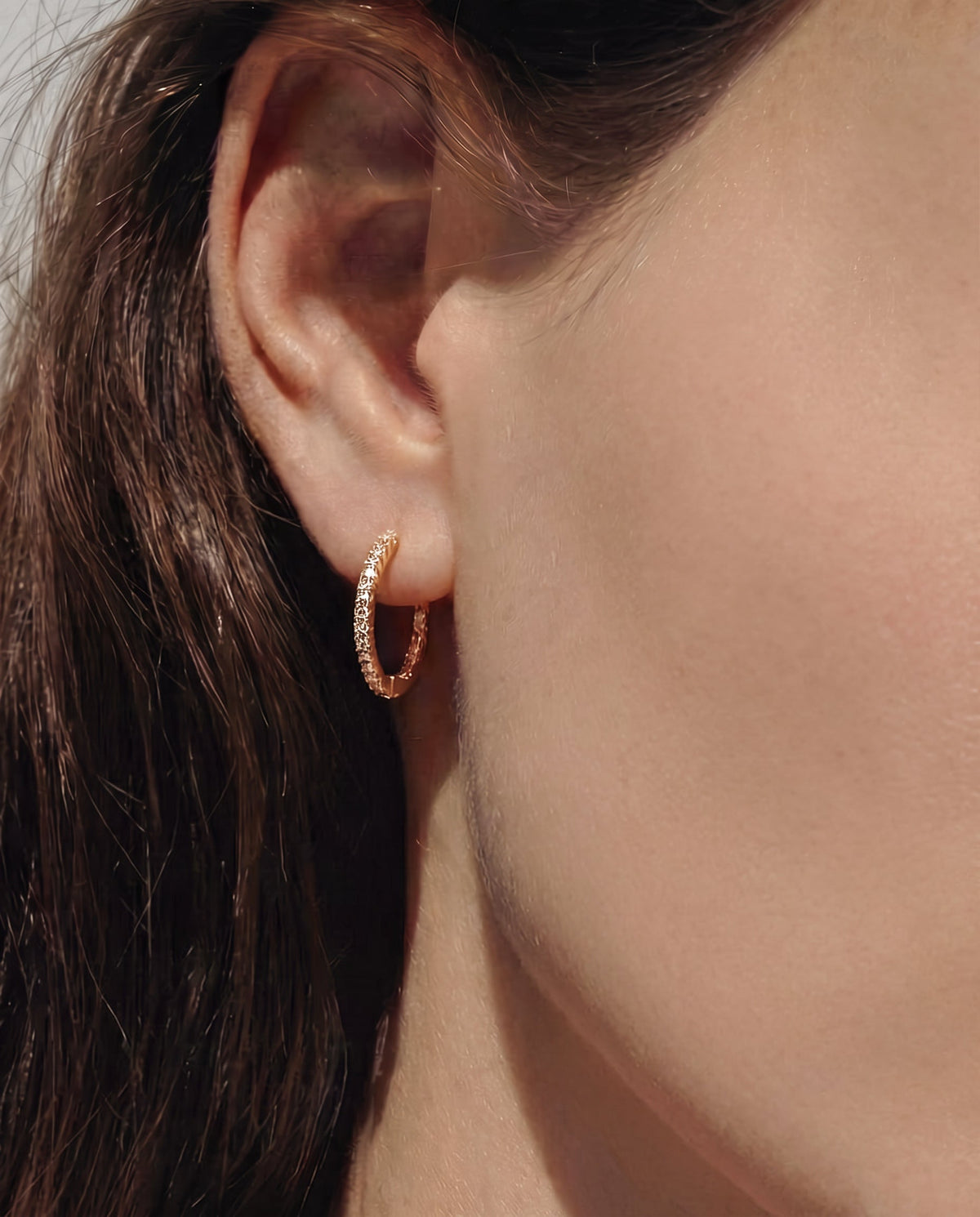 18K Vermeil Katie Hoops
