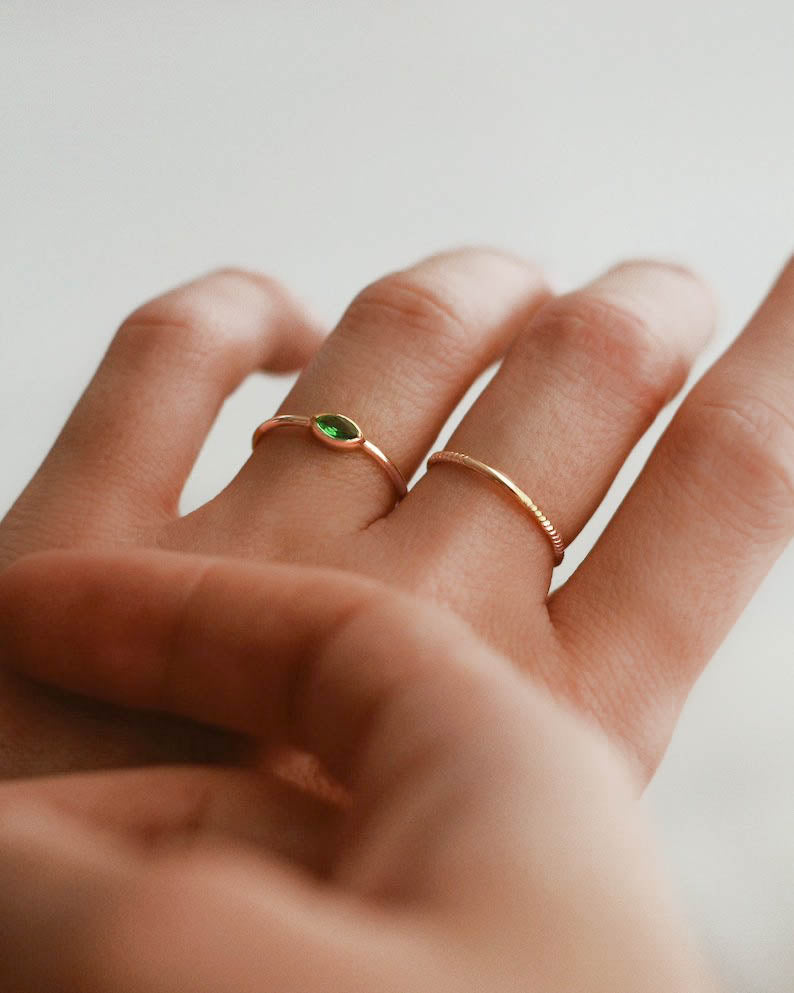 18K Vermeil Milano-ring