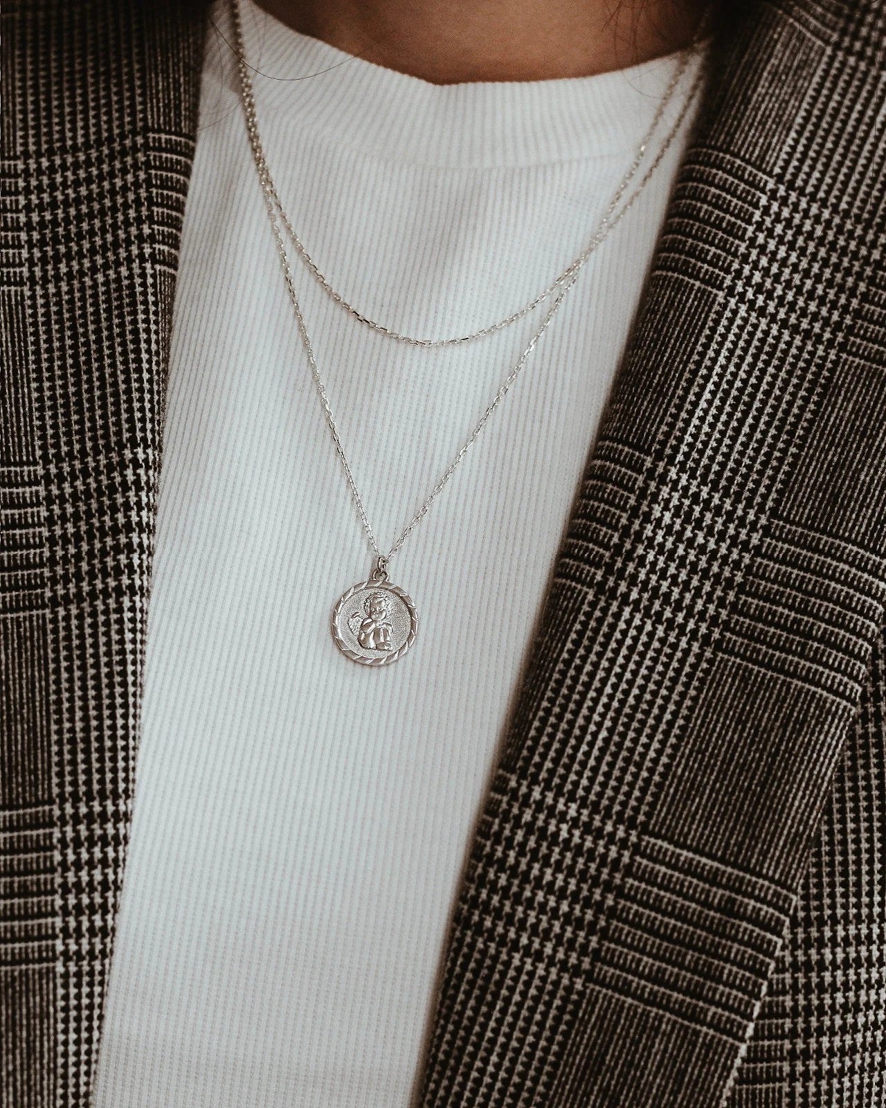 925 Silver Angel Necklace