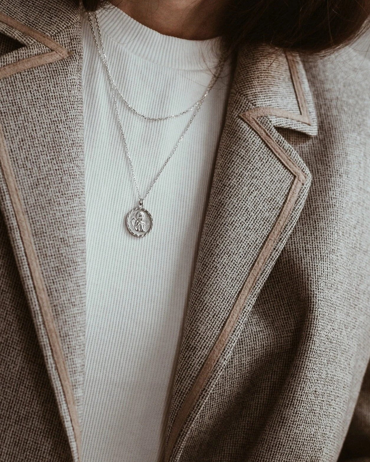 925 Silver Angel Necklace