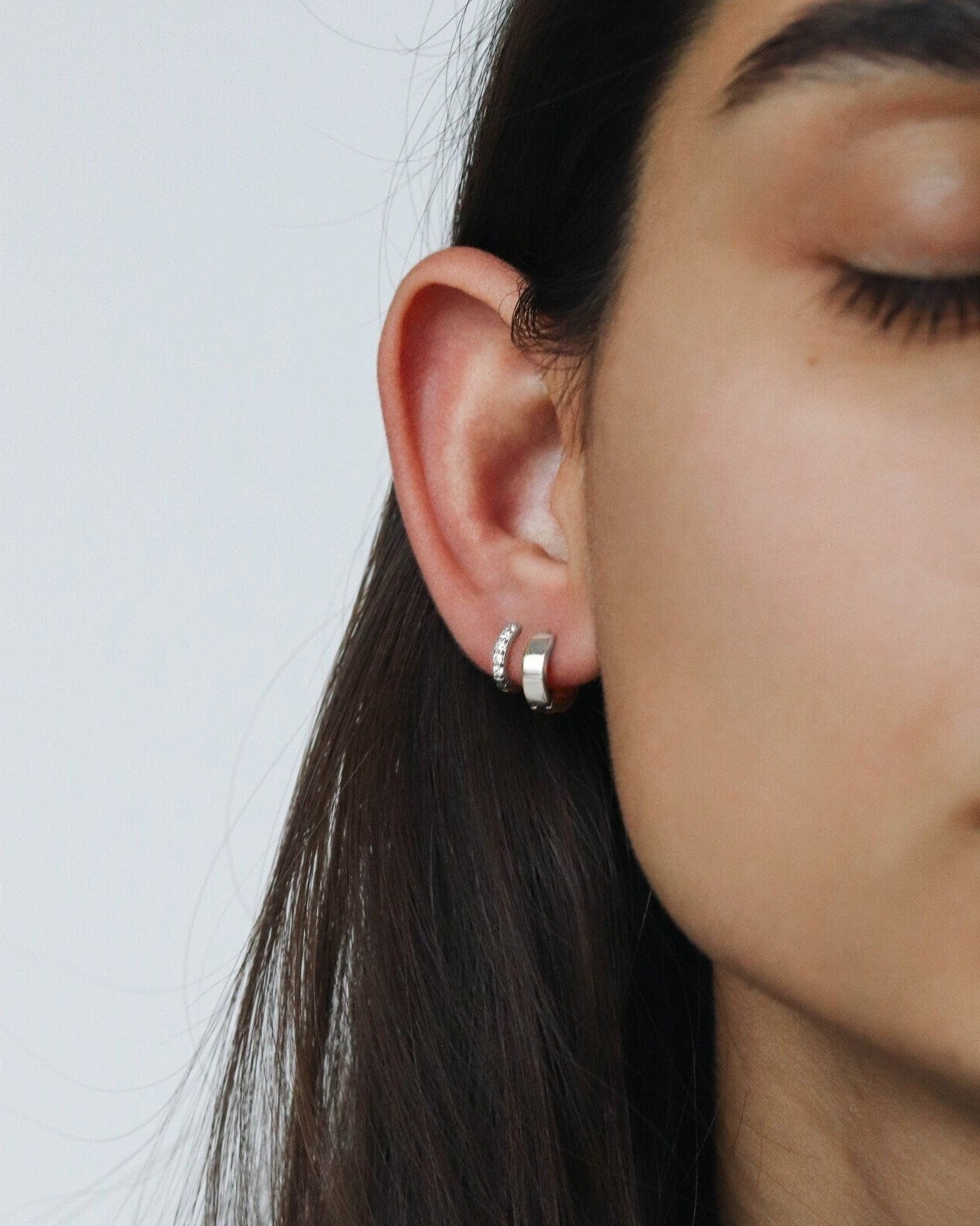 925 Silver - Maya Hoops