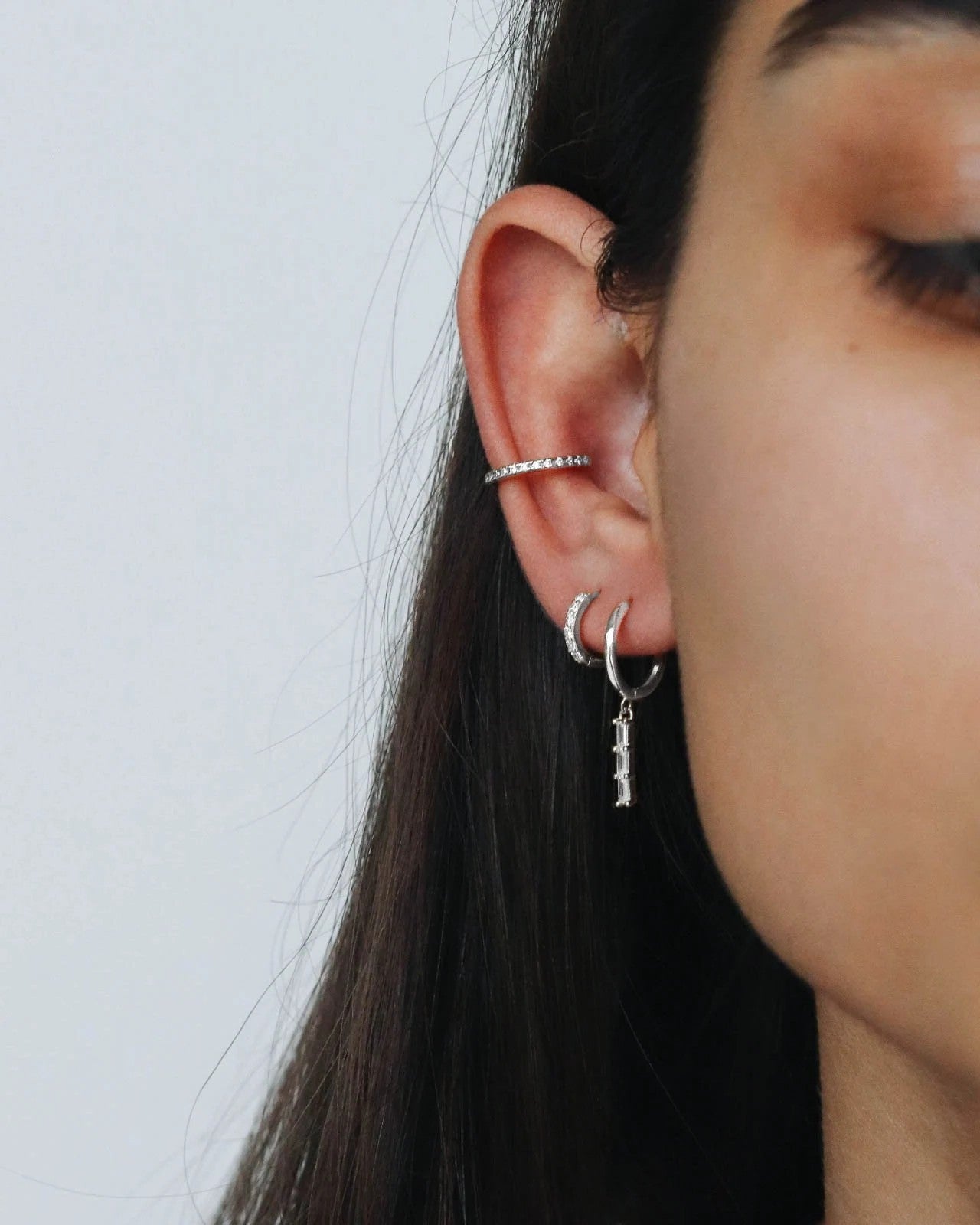 925 Silver - Ava Hoops