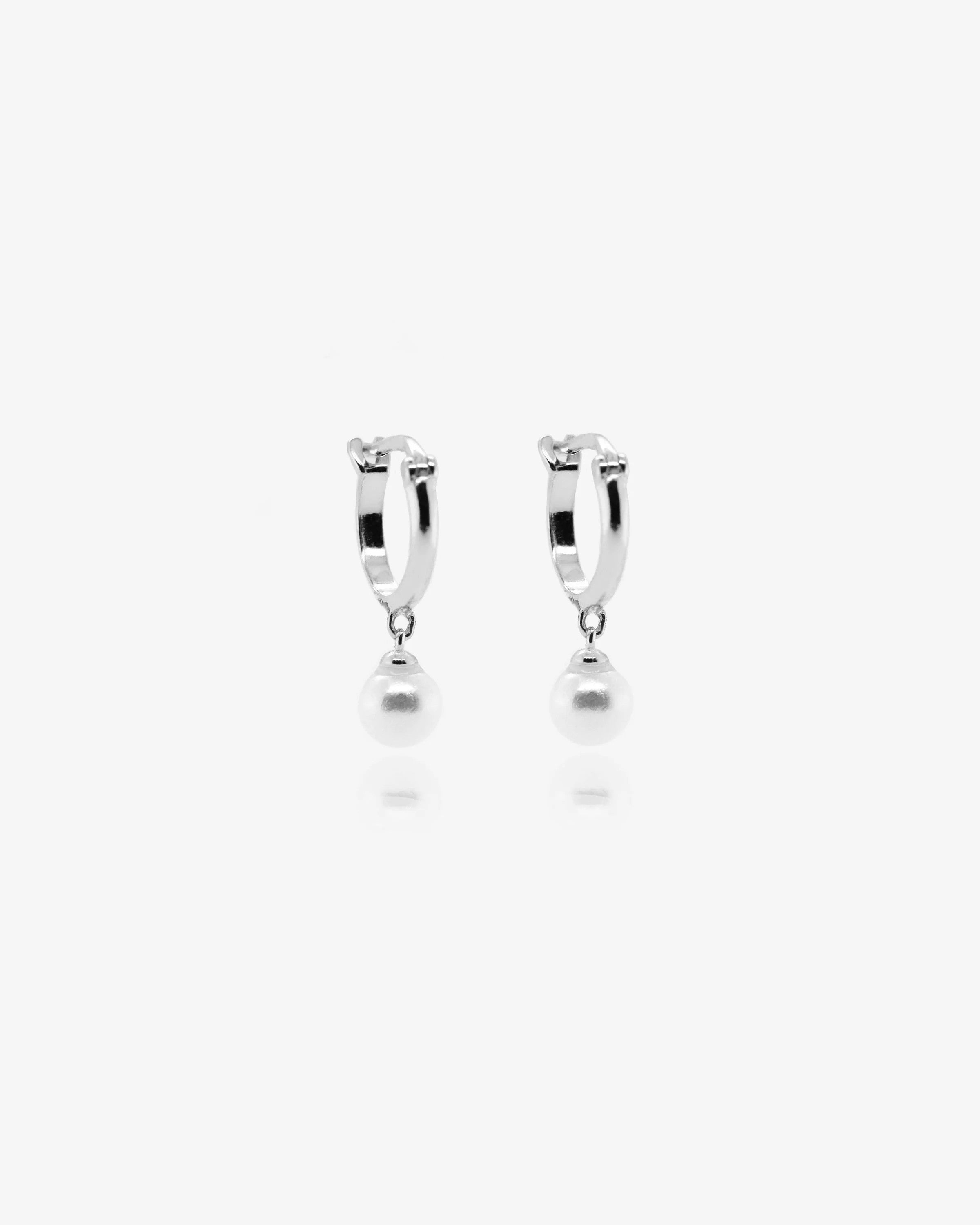 925er Silber – Perlenohrstecker