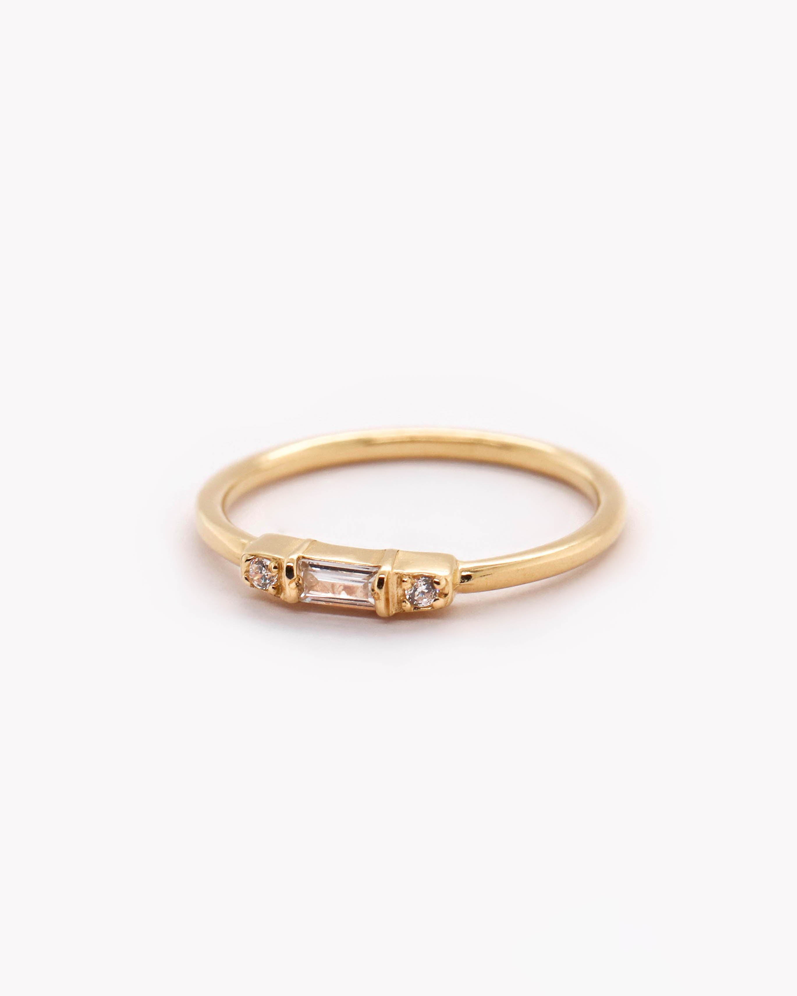 18K Vermeil Mary Ring